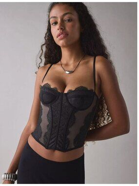 OUT FROM UNDER Modern Love Urban Outfitters Corset Top Size XL